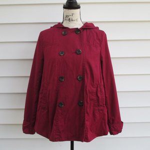 Divided By H & M Red/Burgundy Size 8 Jacket